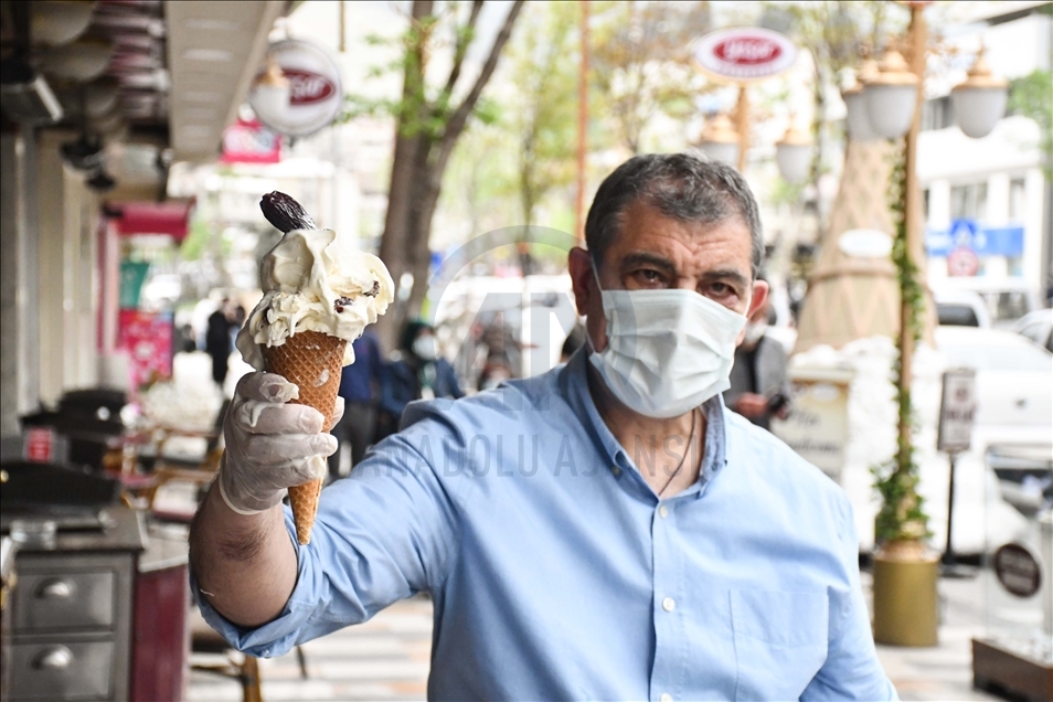 "Dondurmanın başkenti"nde ramazana özel hurmalı dondurma