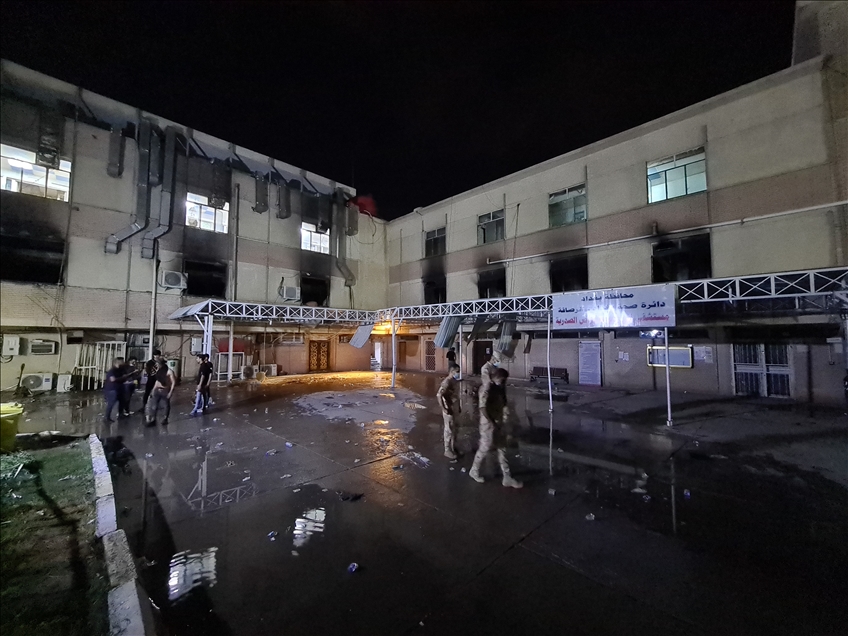 More than 35 killed in Baghdad hospital fire
