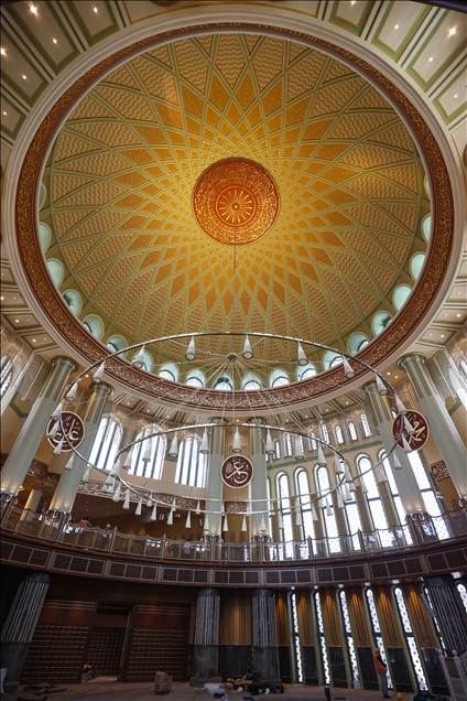 The mosque in Taksim Square to open towards the end of Ramadan