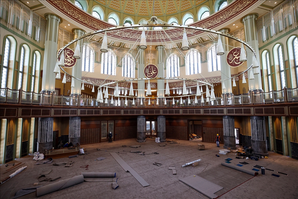 The mosque in Taksim Square to open towards the end of Ramadan