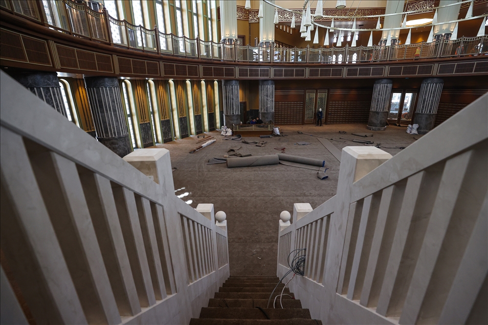 The mosque in Taksim Square to open towards the end of Ramadan