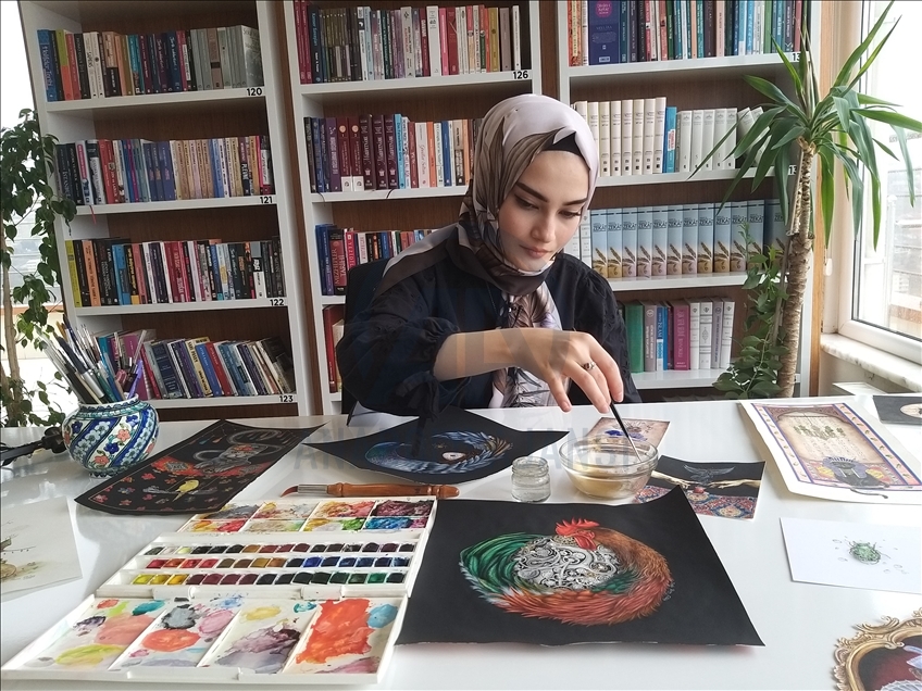 İllüstrasyonla minyatür sanatına farklı bir boyut kazandırmak istiyor