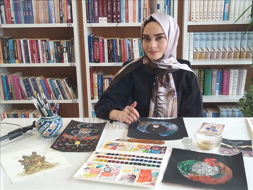 İllüstrasyonla minyatür sanatına farklı bir boyut kazandırmak istiyor