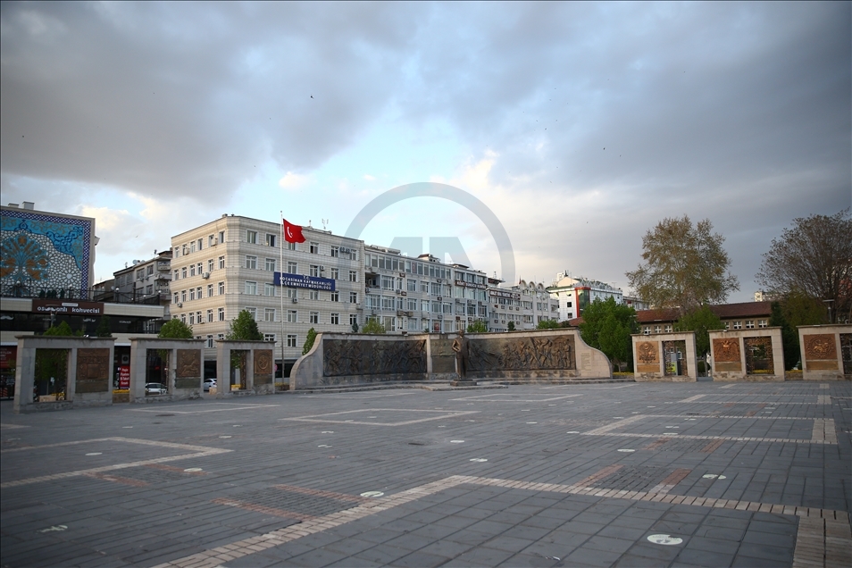 İç Anadolu "tam kapanmayla" sessizliğe büründü