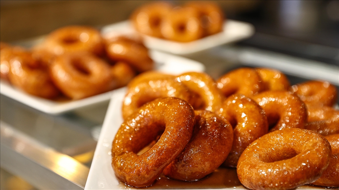 Turkish fried sweet dough "Lokma"