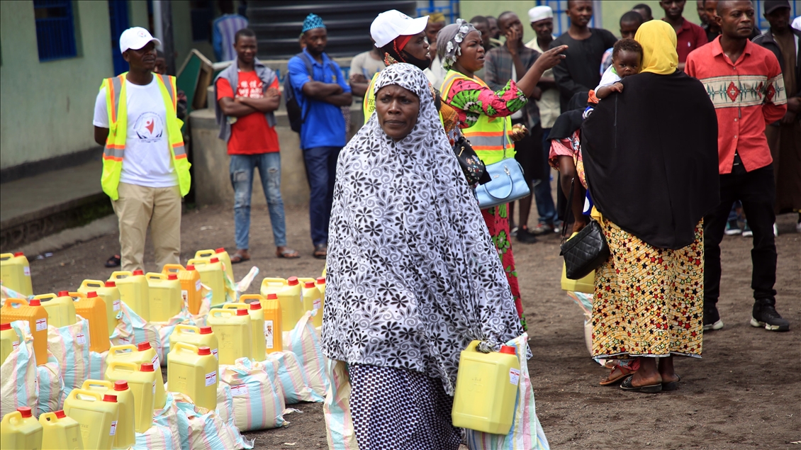 Turkiye Diyanet Foundation distributes food aid packages in Democratic Republic of the Congo