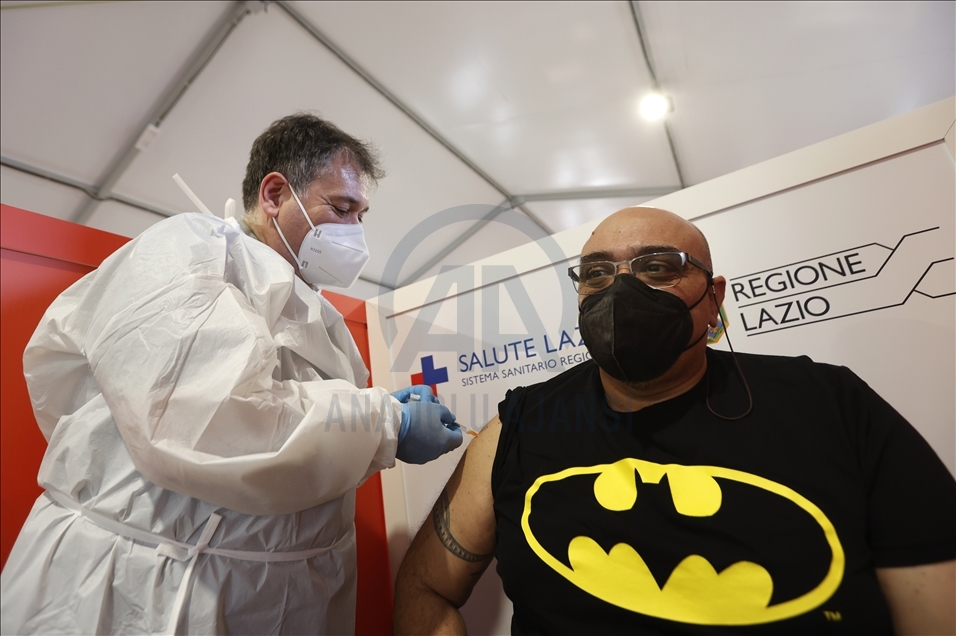 Inauguration of a new Covid-19 vaccine hub in Rome