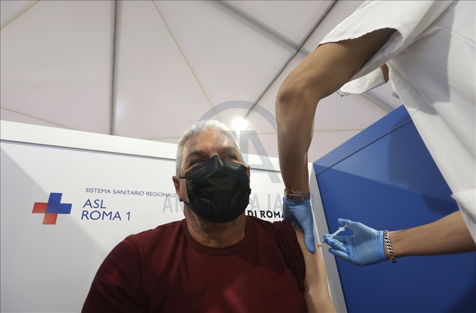 Inauguration of a new Covid-19 vaccine hub in Rome