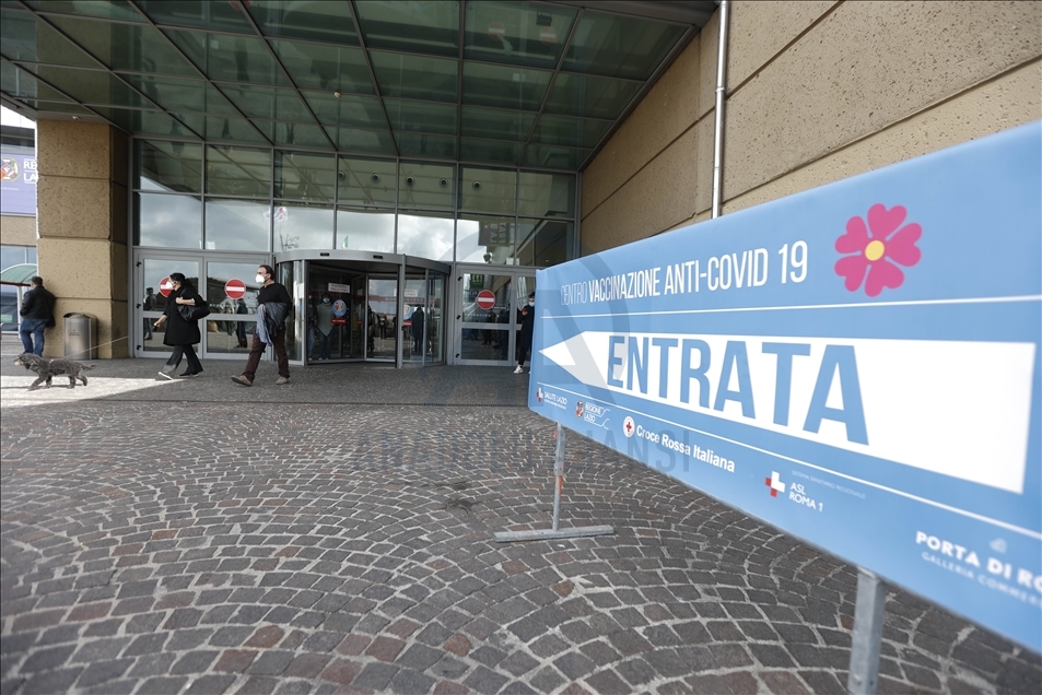 Inauguration of a new Covid-19 vaccine hub in Rome