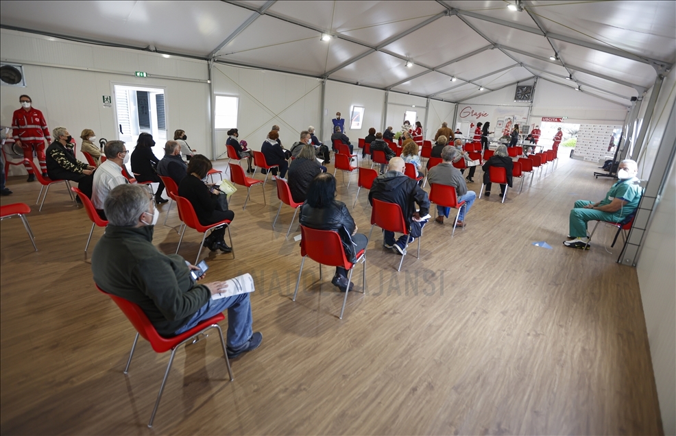 Inauguration of a new Covid-19 vaccine hub in Rome