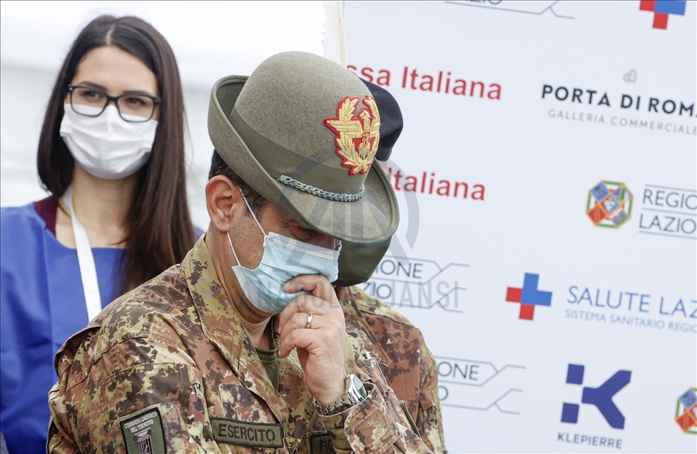 Inauguration of a new Covid-19 vaccine hub in Rome