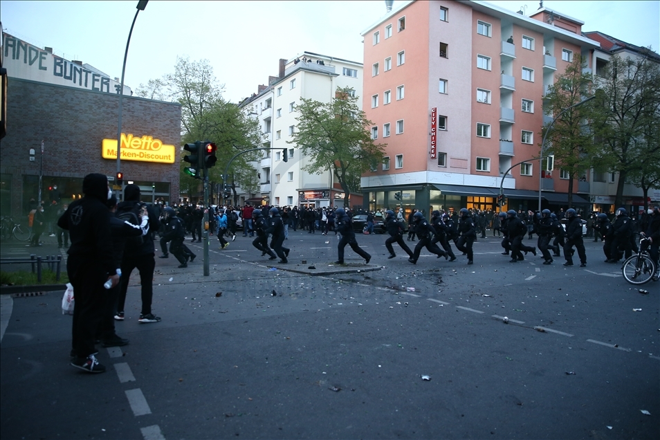 International Labour Day demonstrations in Berlin