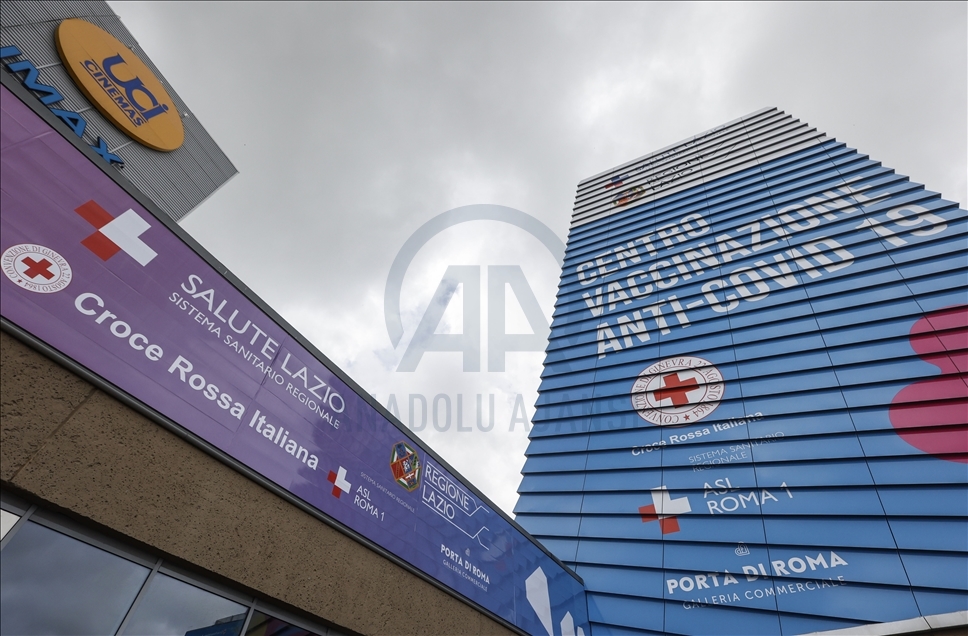 Inauguration of a new Covid-19 vaccine hub in Rome