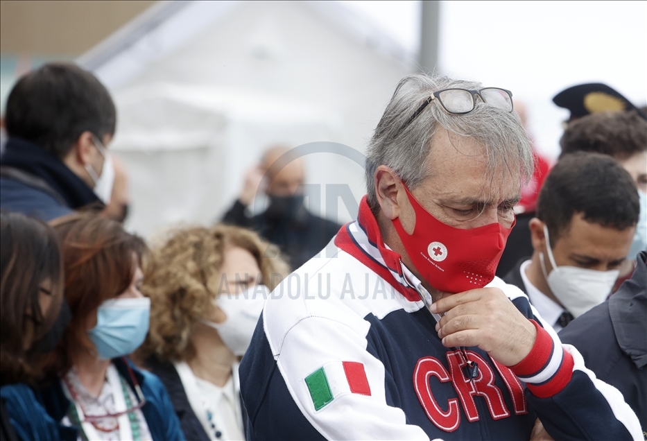 Inauguration of a new Covid-19 vaccine hub in Rome