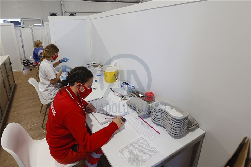 Inauguration of a new Covid-19 vaccine hub in Rome