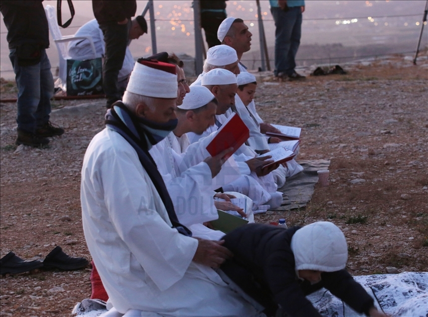 فلسطين.. السامريون يختتمون احتفالات عيد الفصح