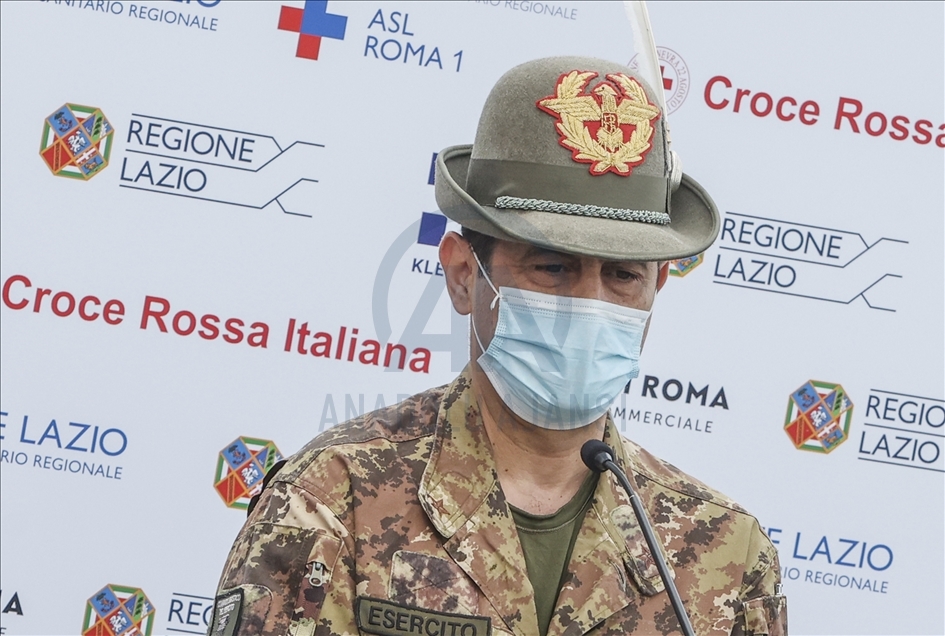 Inauguration of a new Covid-19 vaccine hub in Rome