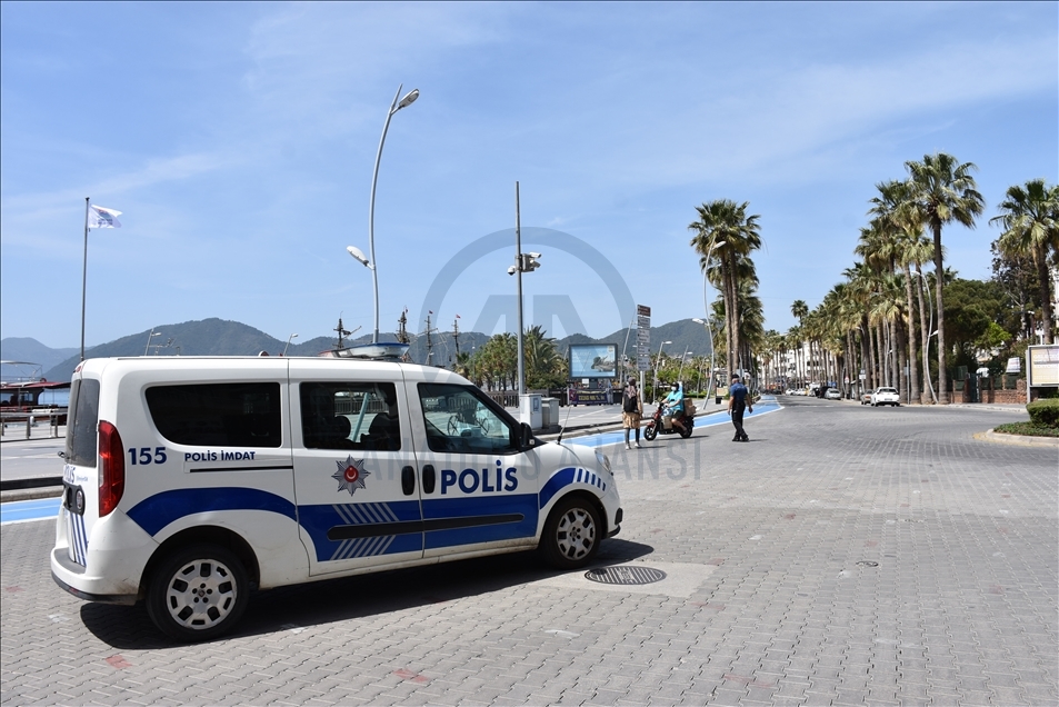 Turizm merkezleri Antalya ve Muğla'da "tam kapanma" sessizliği yaşanıyor
