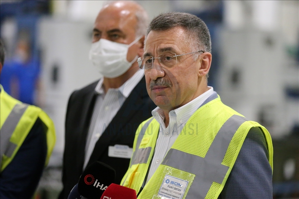 Cumhurbaşkanı Yardımcısı Oktay, Civata Fabrikasını Ziyaret Etti