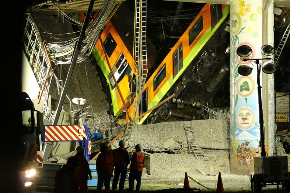Colapso del metro elevado de Ciudad de México deja 23 muertos y 70 heridos