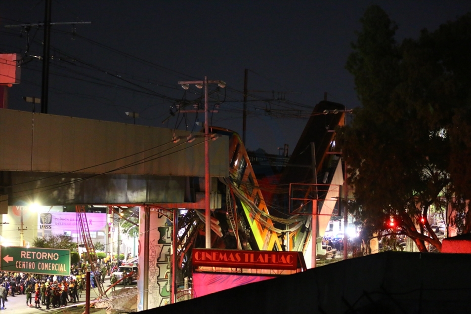 Colapso del metro elevado de Ciudad de México deja 23 muertos y 70 heridos