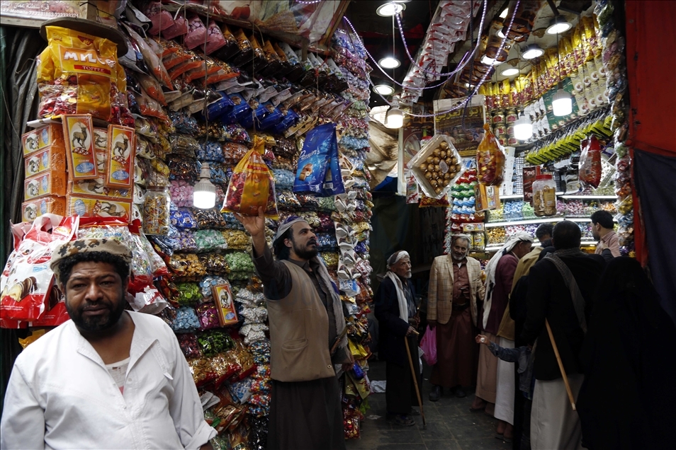 Yemen'de bayram hazırlıkları