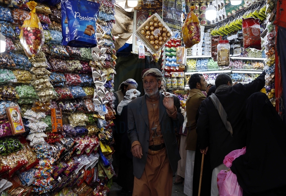 Yemen'de bayram hazırlıkları