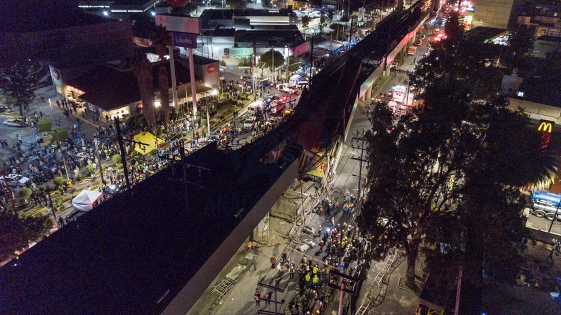 Colapso del metro elevado de Ciudad de México deja 23 muertos y 70 heridos