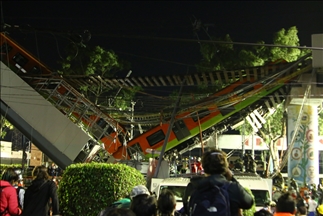 Colapso del metro elevado de Ciudad de México deja 23 muertos y 70 heridos