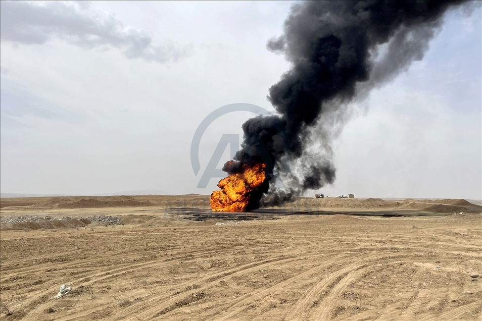 مقتل وإصابة عناصر أمن عراقيين بهجوم على بئري نفط بكركوك