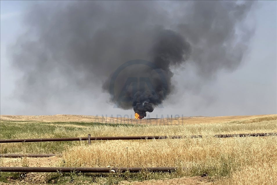 مقتل وإصابة عناصر أمن عراقيين بهجوم على بئري نفط بكركوك