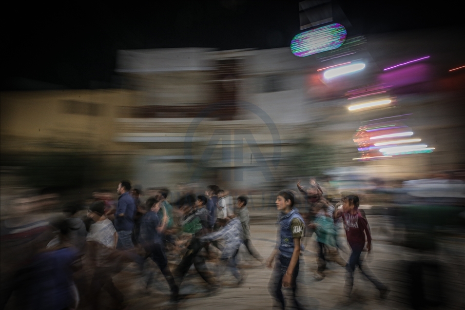 Suriye'de toplu iftar
