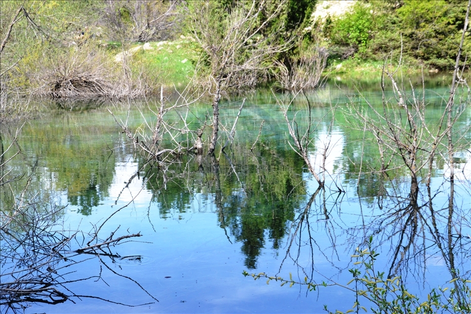 Kahramanmaraş'ta keşfedilen turkuaz göl turizme kazandırılacak