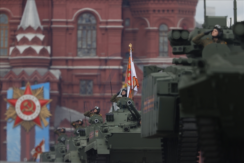 Генеральная репетиция военного парада прошла на Красной площади