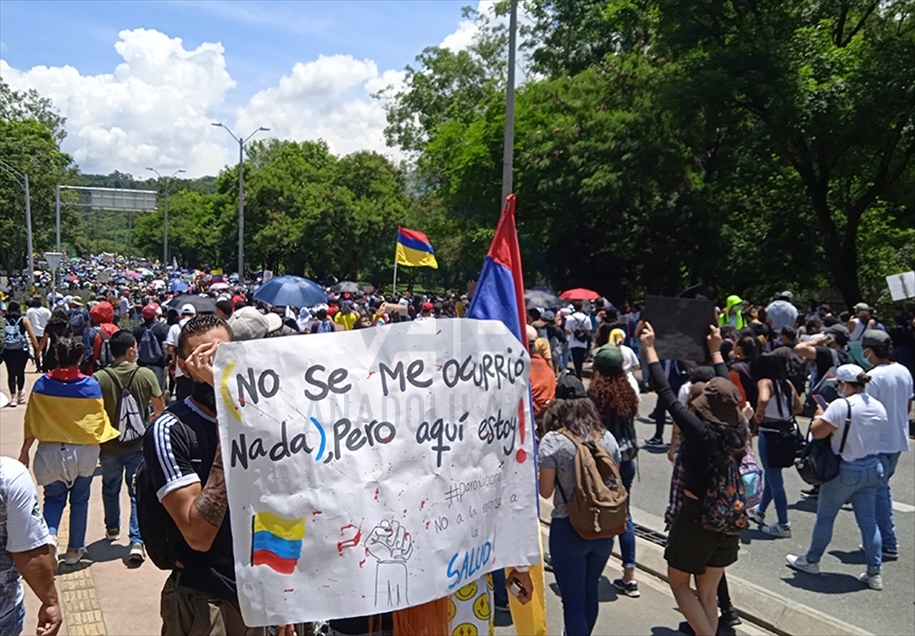 Así se vivieron las movilizaciones en Medellín contra el Gobierno de Colombia
