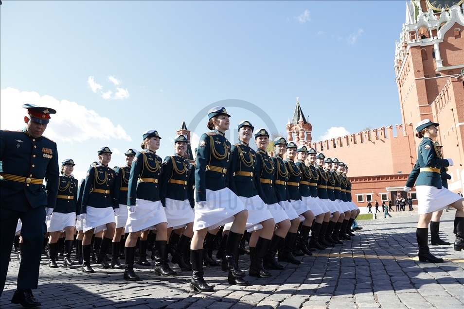 Rehearsal for the Victory Day military parade in Moscow