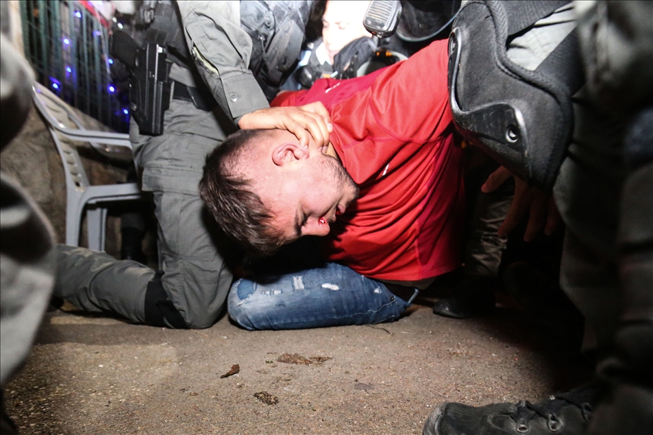 İsrail polisinin Doğu Kudüs’teki gösteriye müdahalesinde 4 Filistinli yaralandı