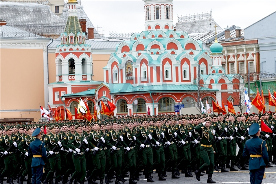  Rusya’da 9 Mayıs Zafer Günü törenlerle kutlandı
