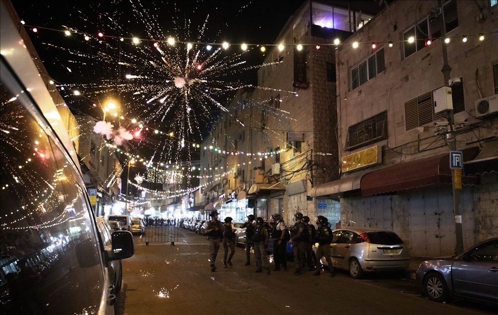Así es como las fuerzas israelíes atacan una manifestación en Jerusalén Este