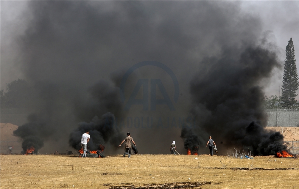 İsrail'in Mescid-i Aksa saldırıları Gazze'de protesto edildi