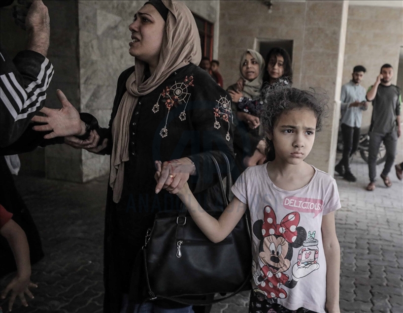 Así se registraron los ataques aéreos israelíes en la Franja de Gaza