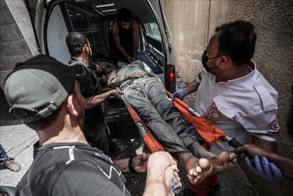 Así se registraron los ataques aéreos israelíes en la Franja de Gaza