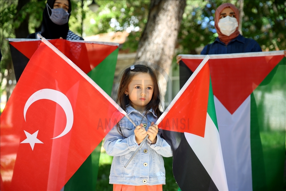 İsrail'in Mescid-i Aksa saldırıları Kırklareli'nde protesto edildi