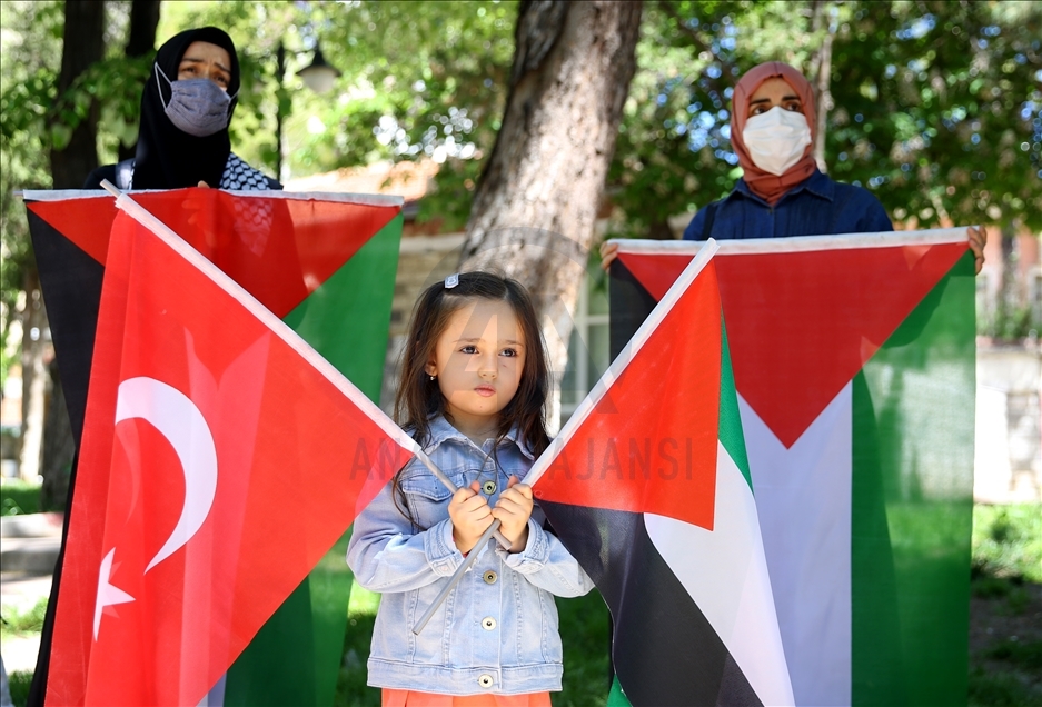 İsrail'in Mescid-i Aksa saldırıları Kırklareli'nde protesto edildi