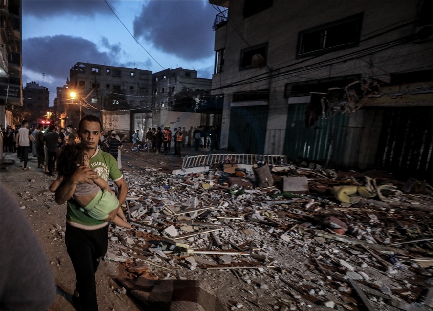 Serangan jet tempur Israel ke Gaza