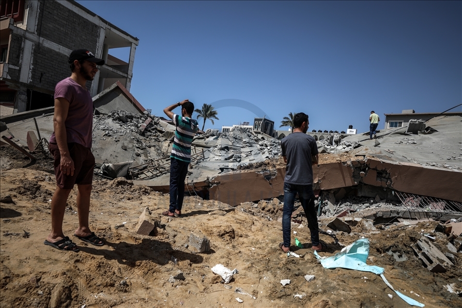 حملات هوایی ارتش اسرائیل به نوار غزه 