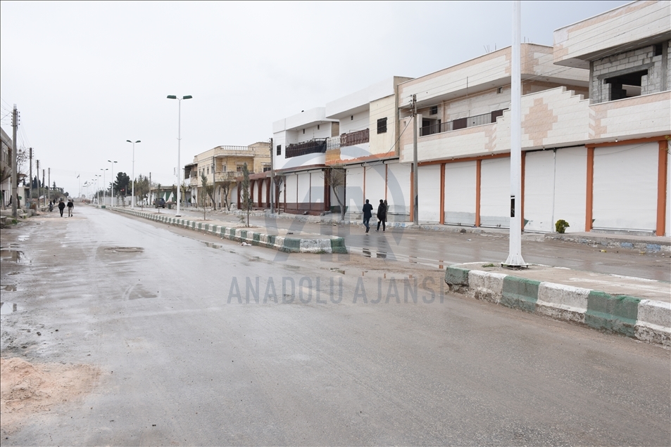 Tel Abyad sokakları Ramazan Bayramı'na "güzelleşerek" giriyor