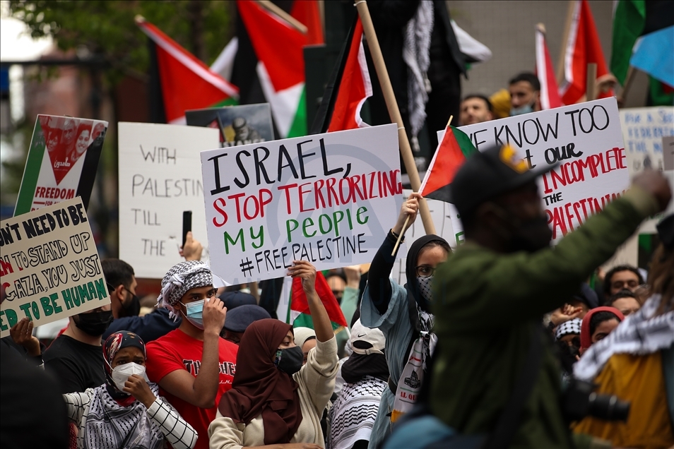 Tension rises during anti-Israel rally in New York City