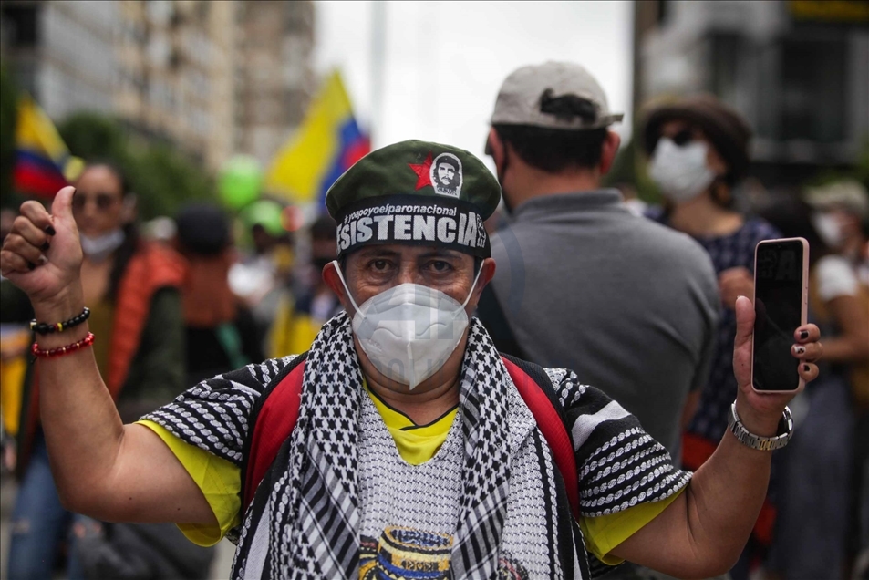 Nueva jornada de paro nacional contra el Gobierno de Colombia