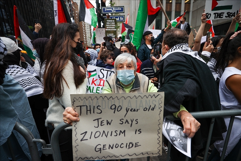 Tension rises during anti-Israel rally in New York City